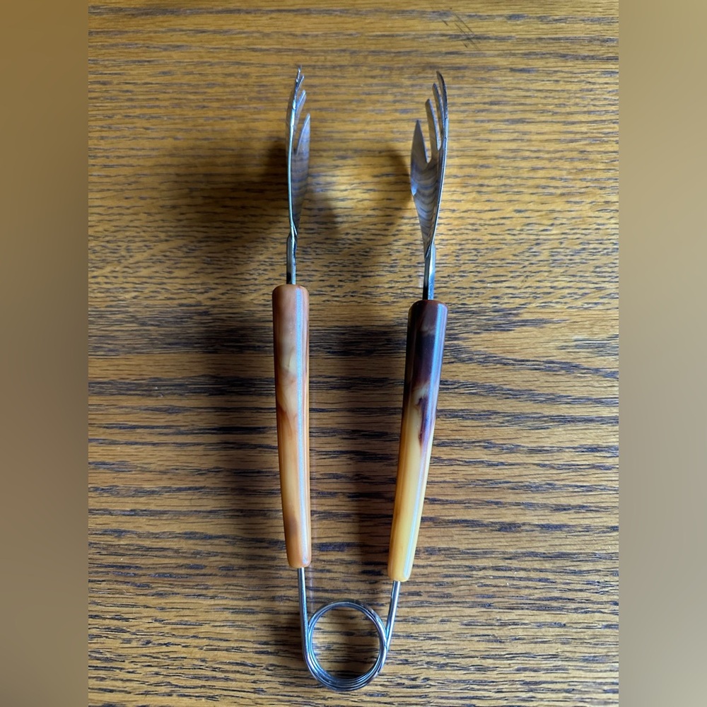 Vintage Bakelite Ice Tongs Barware - Picture 4 of 7